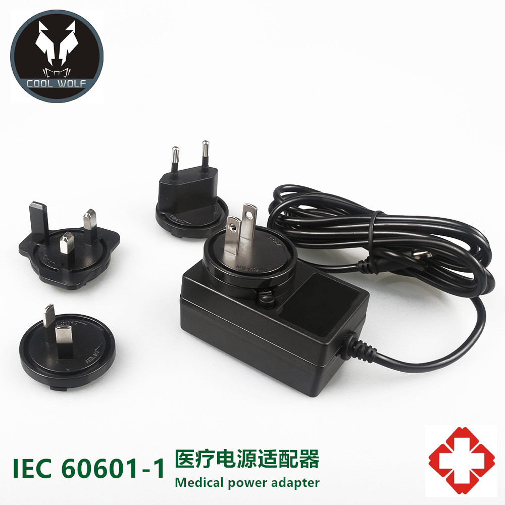 24-48 Medical Interchangeable AC adapter